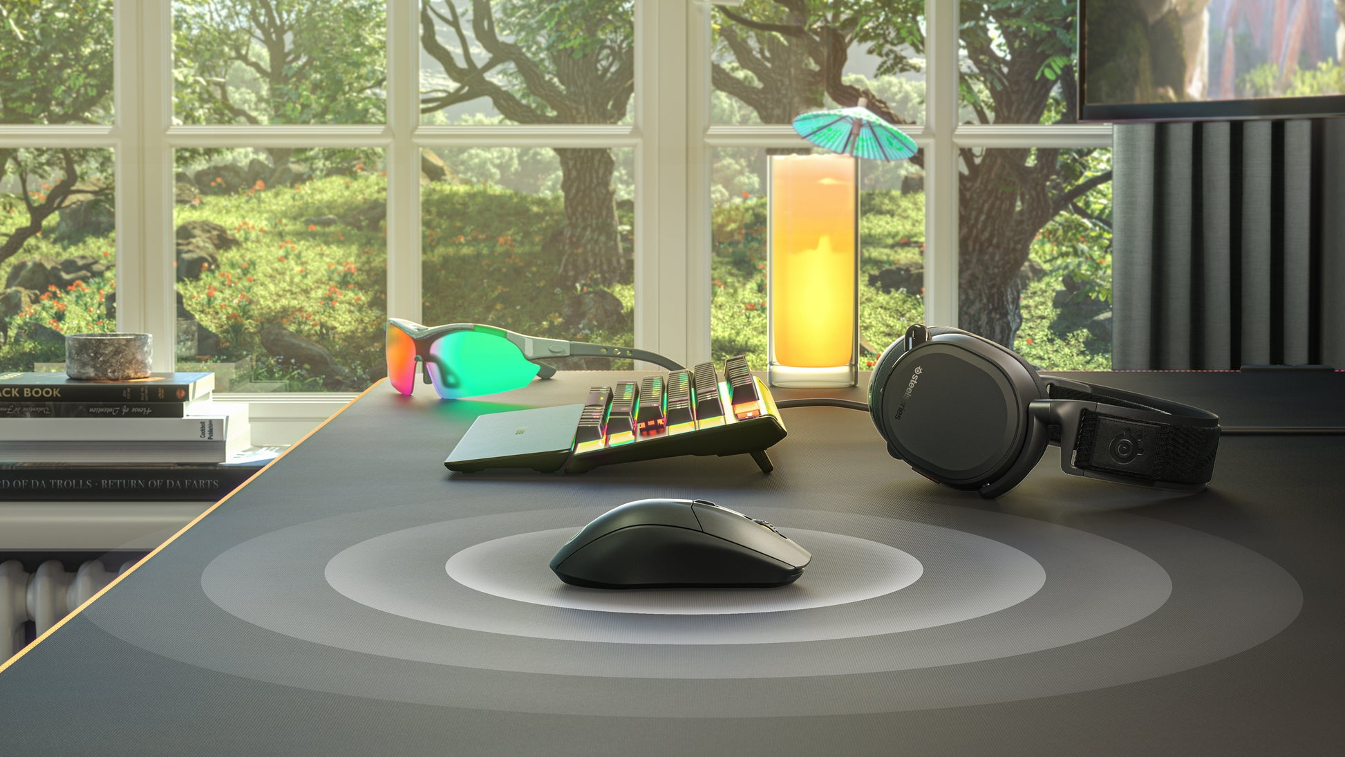 SteelSeries Rival 3 Wireless – Gaming-Maus – Kabellos (Bluetooth/2,4 GHz), 18000 DPI, Rechts, Schwarz