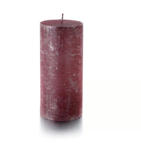 Balthasar Zylinderkerze – Ø 7 × 12 cm – Rosa