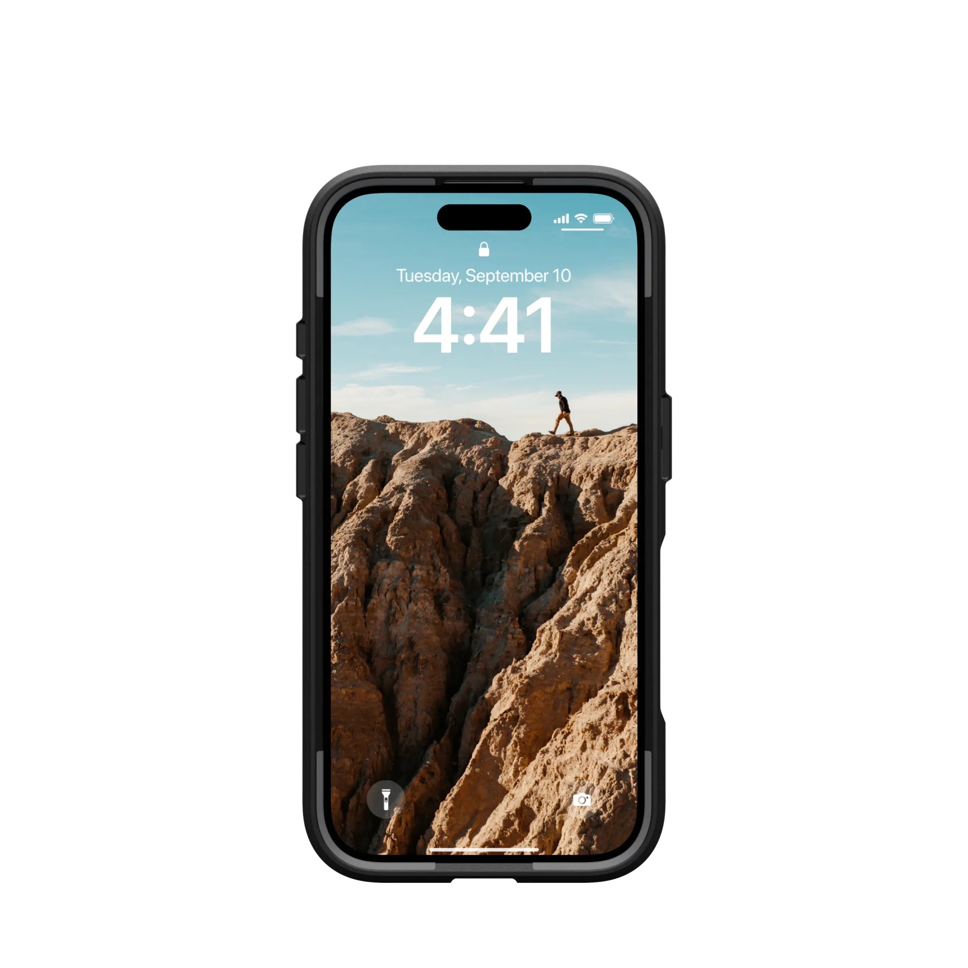 Urban Armor Gear Backcover – für Apple iPhone 16 – schwarz – MagSafe-kompatibel
