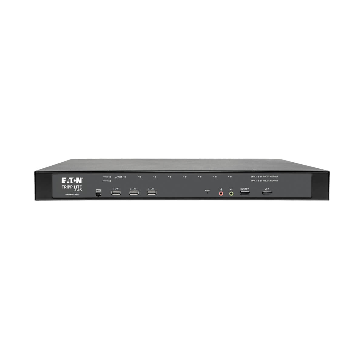 Tripp Lite B064-008-01-IPG – 8-Port VGA KVM-Switch – 1920 × 1200/60 Hz, Audio, Rack 1U