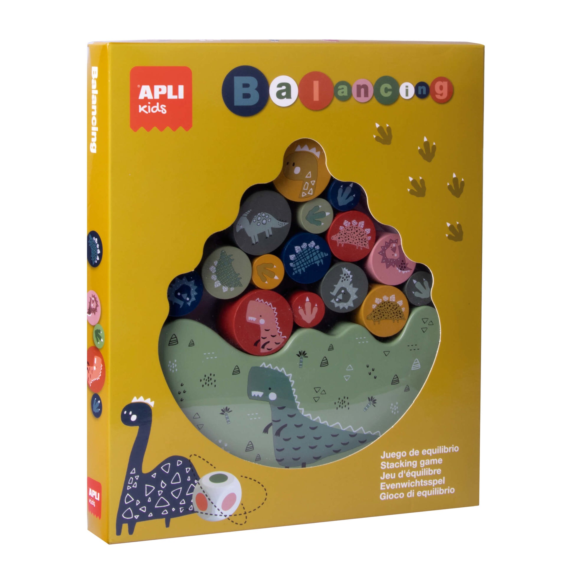 APLI Kids Balancierspiel Dino – Geschicklichkeitsspiel, ab 4 Jahren