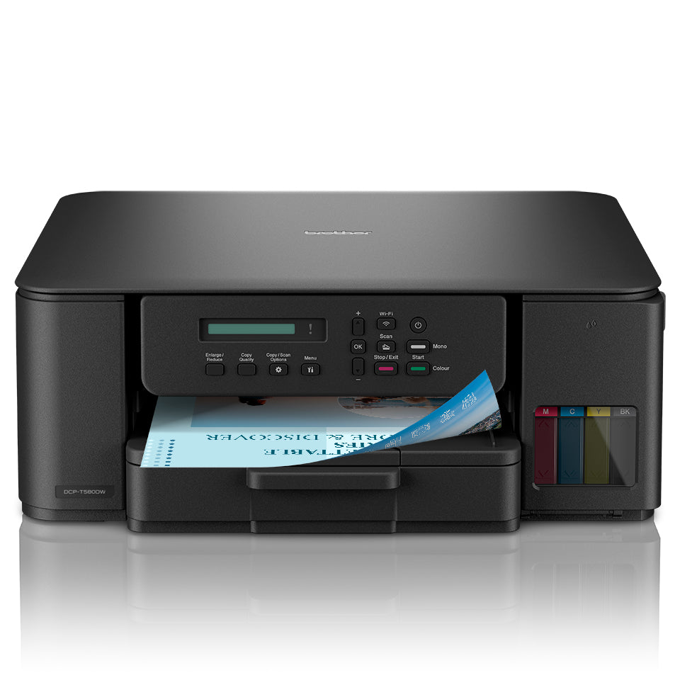 Brother Tankbenefit Compact DCP-T580DW – Farbiges Tintenstrahl-MFP A4, 3-in-1 – USB/WLAN – Duplex