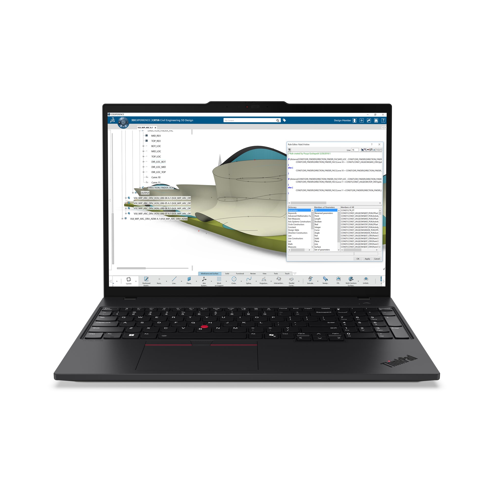 Lenovo ThinkPad P16s Gen 4 (AMD), 16" WQUXGA OLED, 64 GB RAM, 2 TB SSD – Notebook – Windows 11 Pro