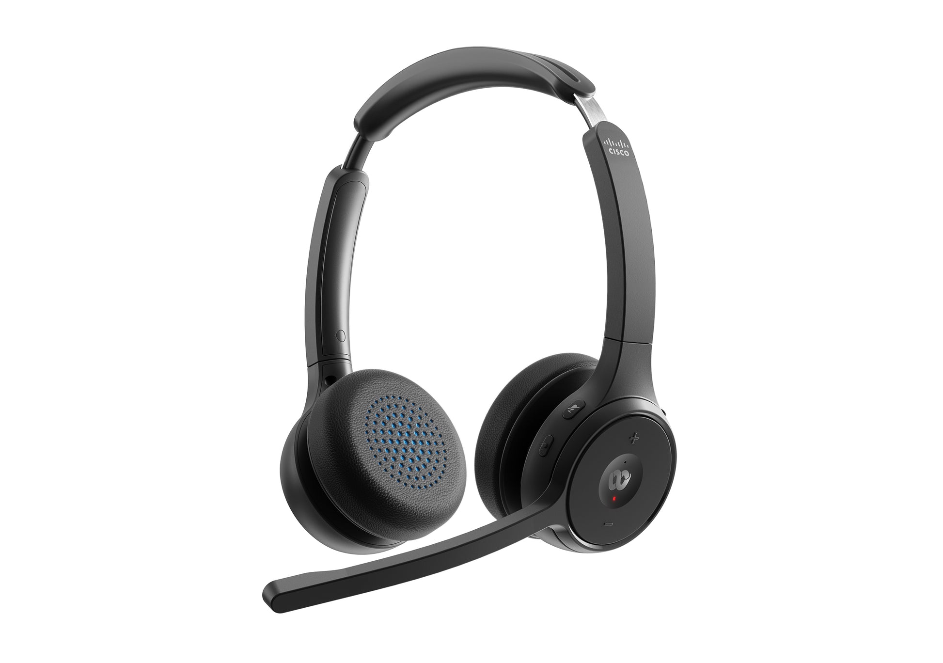 Cisco 722 – On-Ear Duo Headset – USB-A, Wireless – Schwarz