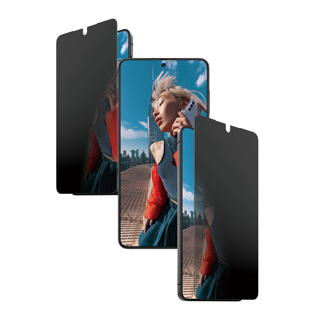 PanzerGlass Privacy-Filter (Folie), Ultra-Wide Fit – für Galaxy S26 Plus – mit Applikator
