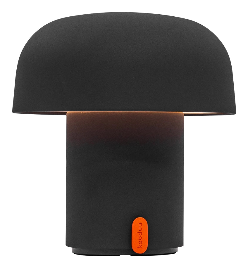 Kooduu Tischleuchte SENSA – 60 lm, 2700 K, dimmbar, Akku, USB, tragbar – Anthrazit