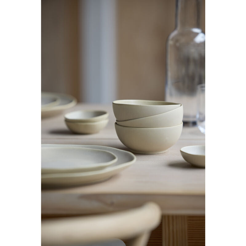 Villa Collection Speiseteller – Ø 27 cm, Steinzeug, Beige, spülmaschinenfest, mikrowellengeeignet