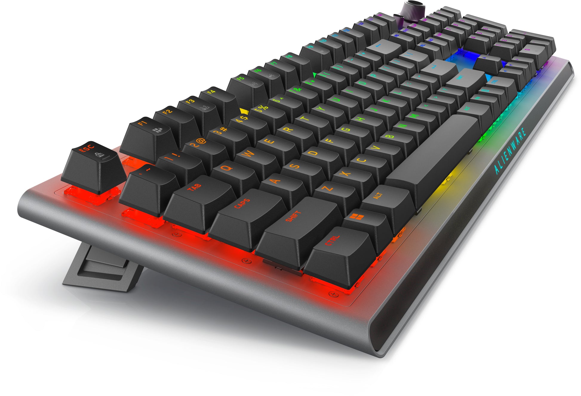 Alienware AW920K – Gaming-Tastatur – Mechanisch (Cherry MX Red) – Bluetooth & 2,4 GHz (USB-A) – RGB