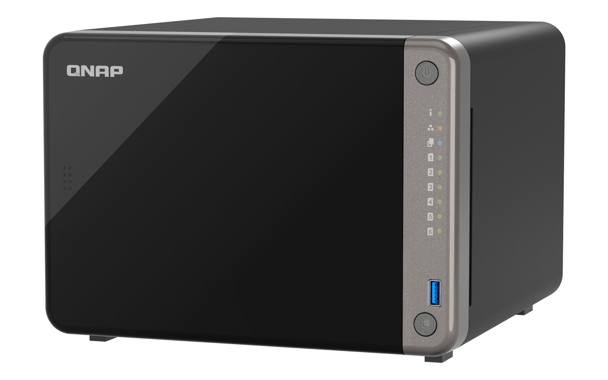 QNAP TS-AI642-8G Allgemeines Speichergerät – 2×1 GbE, 1×2,5 GbE, 6-Bay