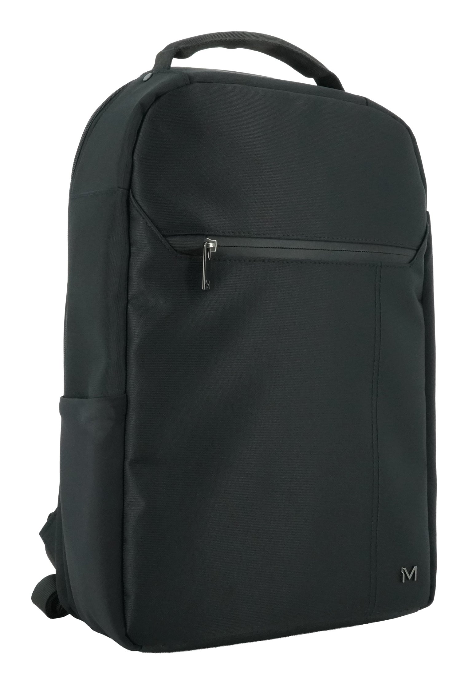 Mobilis Notebook-Rucksack bis 16" – wasserabweisend, Trolley-Haltegurt – Schwarz