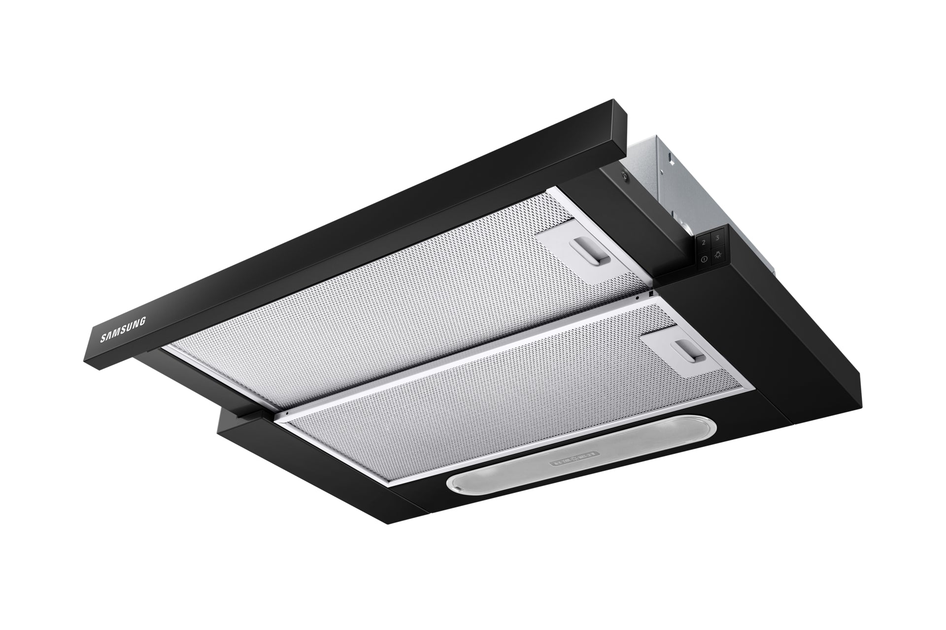 Samsung Dunstabzugshaube NK24M1030IB/UR – 60 cm, 392 m³/h, Energieeffizienzklasse C – schwarz/edelstahl
