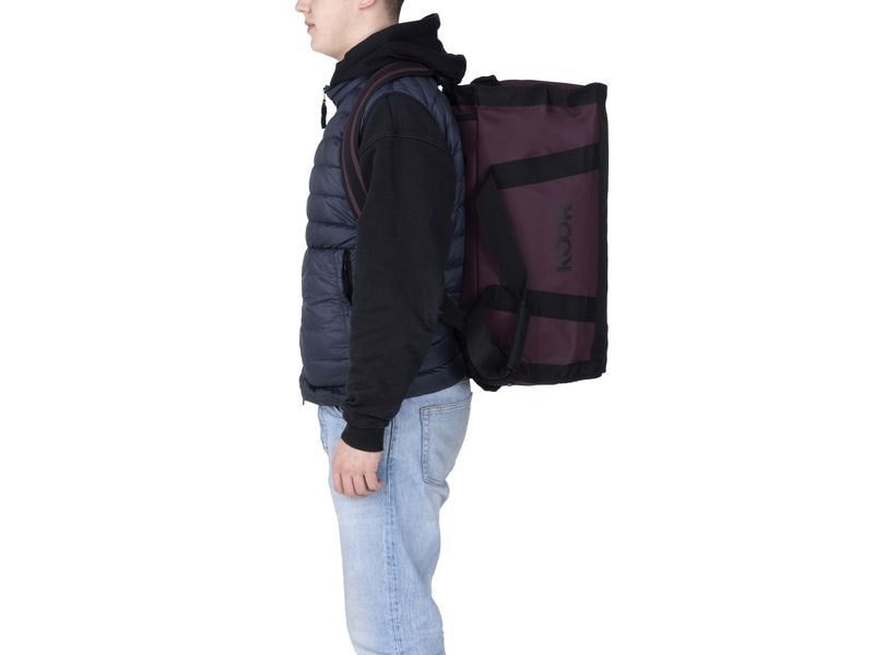 KOOR Sporttasche – 50 l, aus rPET, dunkelrot, 37 × 40,5 × 60,5 cm