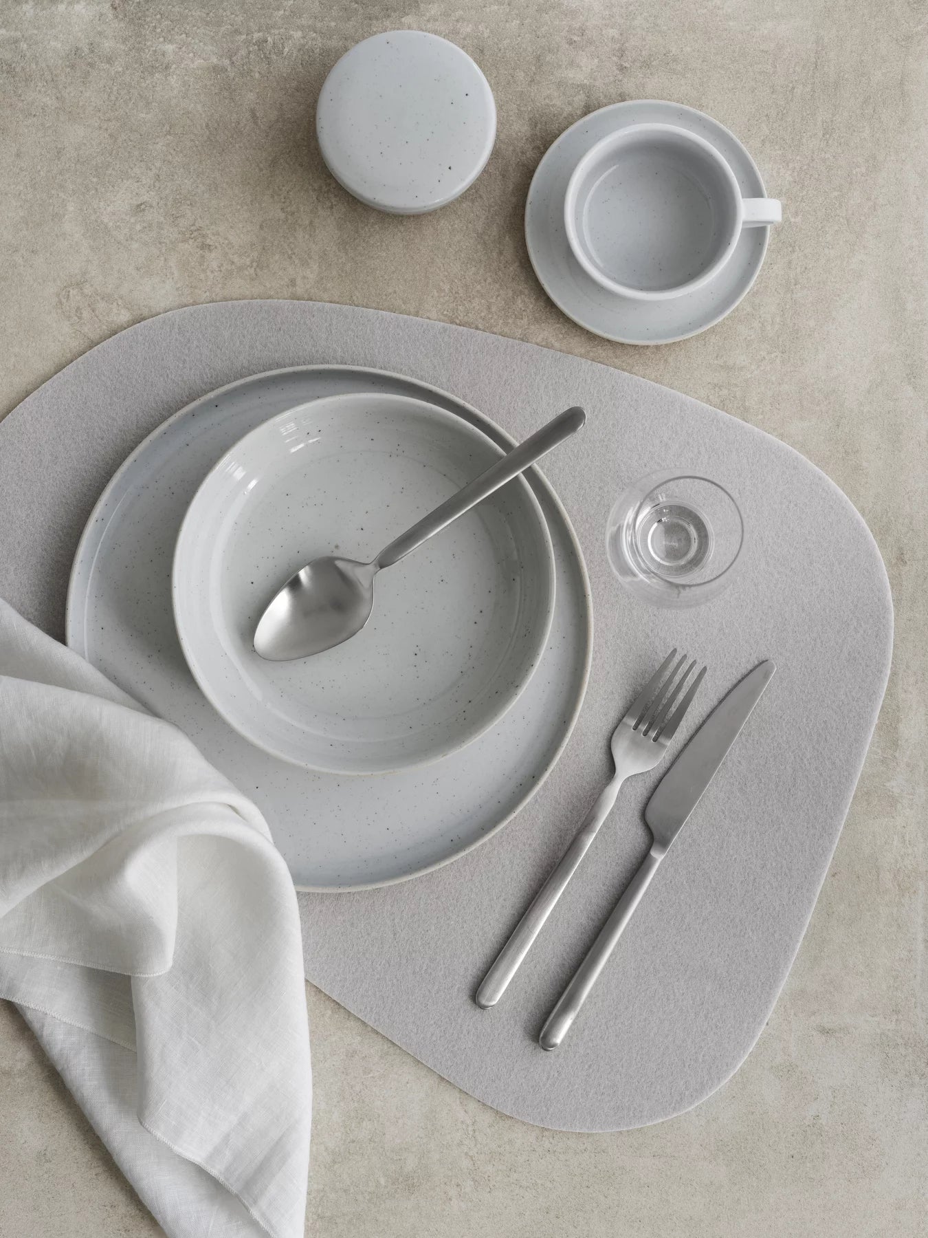 Blomus STELLA Besteck-Set – 16-teilig, 20 cm, Edelstahl, matt, spülmaschinenfest