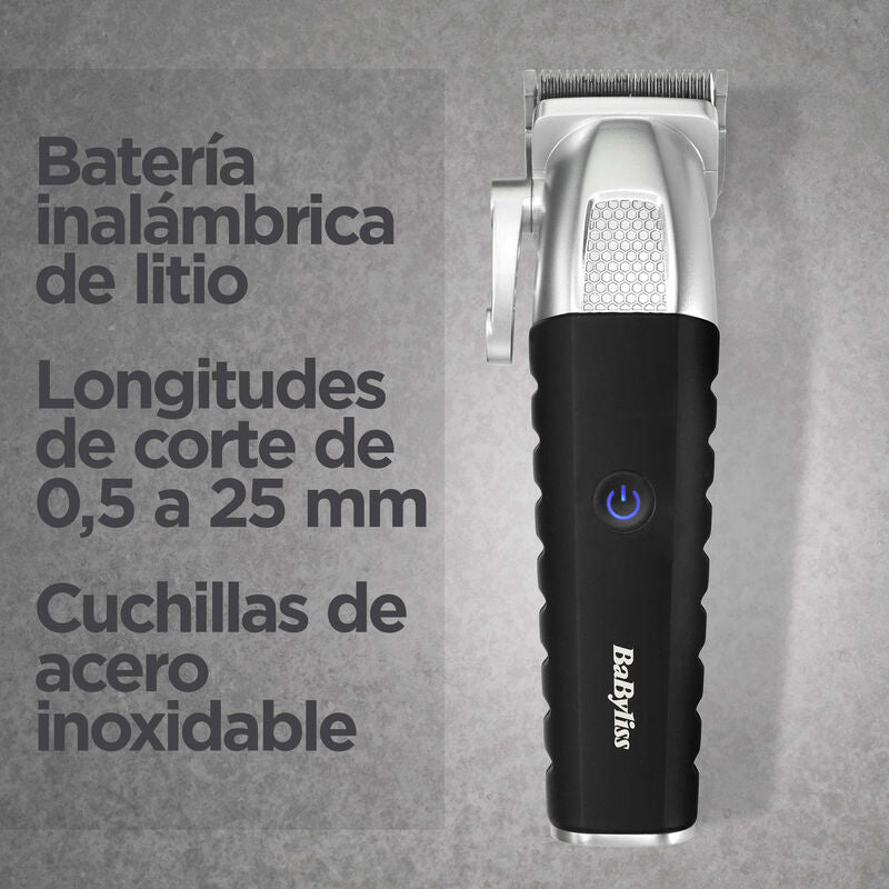 BaByliss Haarschneider E812E – 0,5–25 mm Schnittlänge, Li-Ion Akku, 20 min Laufzeit – schwarz