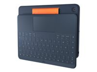 Logitech Rugged Combo 3 Touch – Tastatur, UK-Layout (EN), Blau