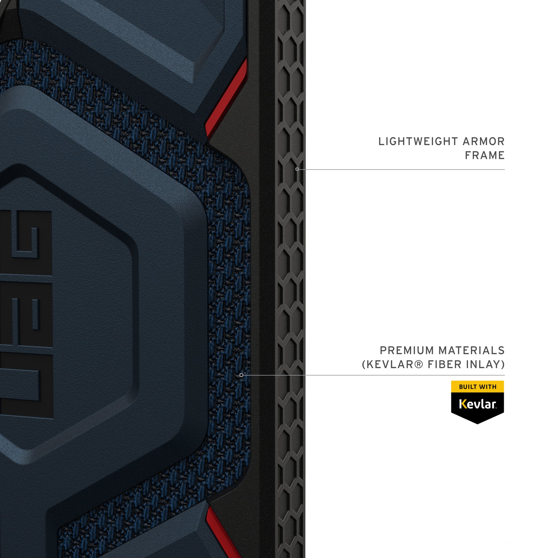 Urban Armor Gear UAG Monarch Pro Rückcover – für Samsung Galaxy S26 Ultra, MagSafe, Kevlar, Dunkelblau, bis 7,6 m Sturzsicher