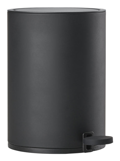 Zone Denmark Papierkorb – 3 l – Stahl, Schwarz – Ø 181 × H 263 mm