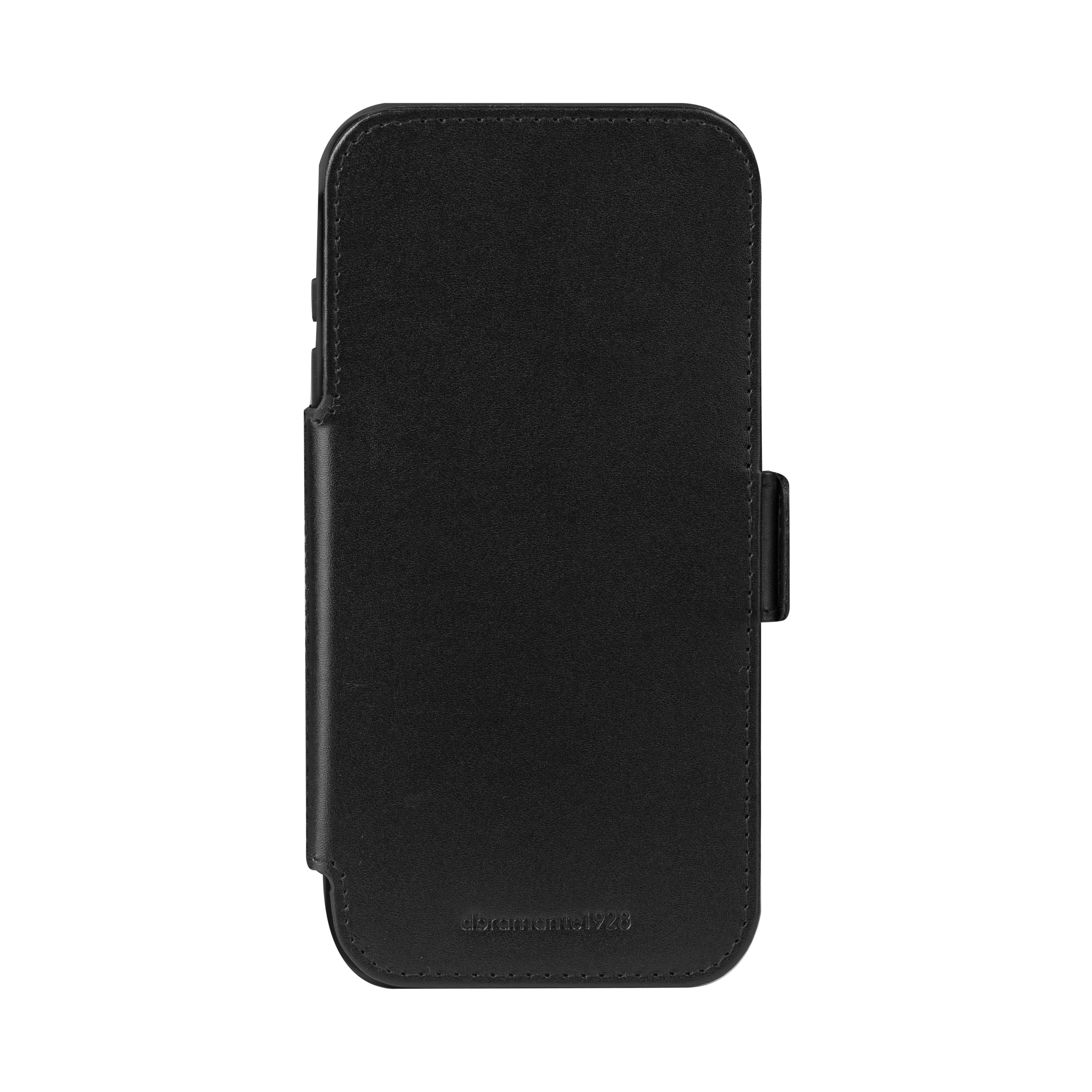 dbramante1928 Copenhagen Wallethülle – für Apple iPhone 17 Air, mit Ständer, 3 Kartenfächer, Leder, Schwarz