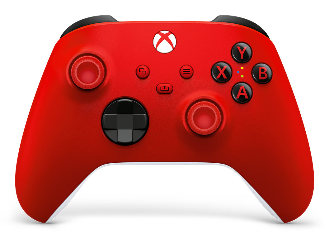 Microsoft Xbox Wireless Controller – für Android, PC, Xbox One, u. a., Bluetooth, rot/weiss