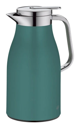 Alfi Thermoskanne Skyline – 1 l, Edelstahl, Grün, mit Deckel, vakuumisoliert, BPA-frei