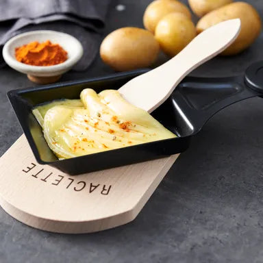 Kisag Raclette-Spachtel 6 Stk., 12,5 × 3,8 × 0,3 cm, Buche, braun