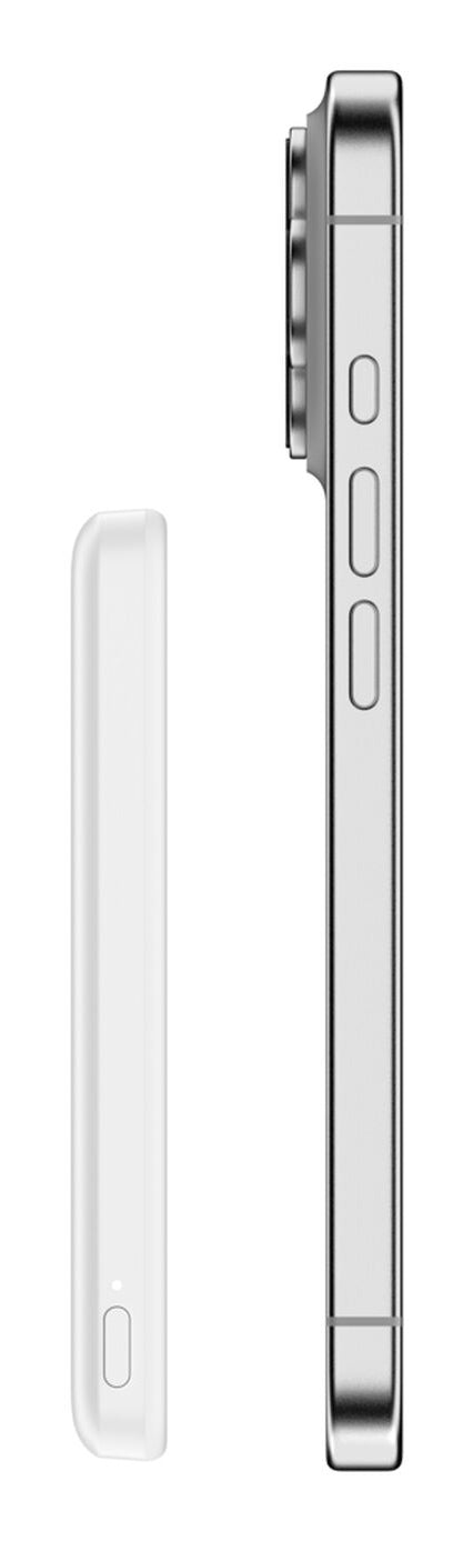 Belkin MagSafe Powerbank 5000 mAh, 1× USB-C, für iPhone (MagSafe), Weiss