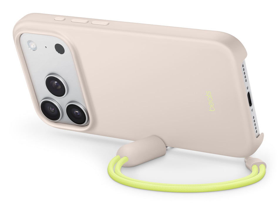 Apple Backcover – für Apple iPhone 17 Pro – beige – PC – MagSafe-kompatibel, mit Ständer