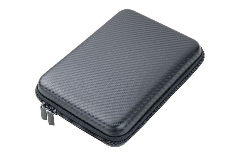 TROIKA Reise-Organizer – Kunstleder, Samt, Grau, 220 × 160 × 50 mm