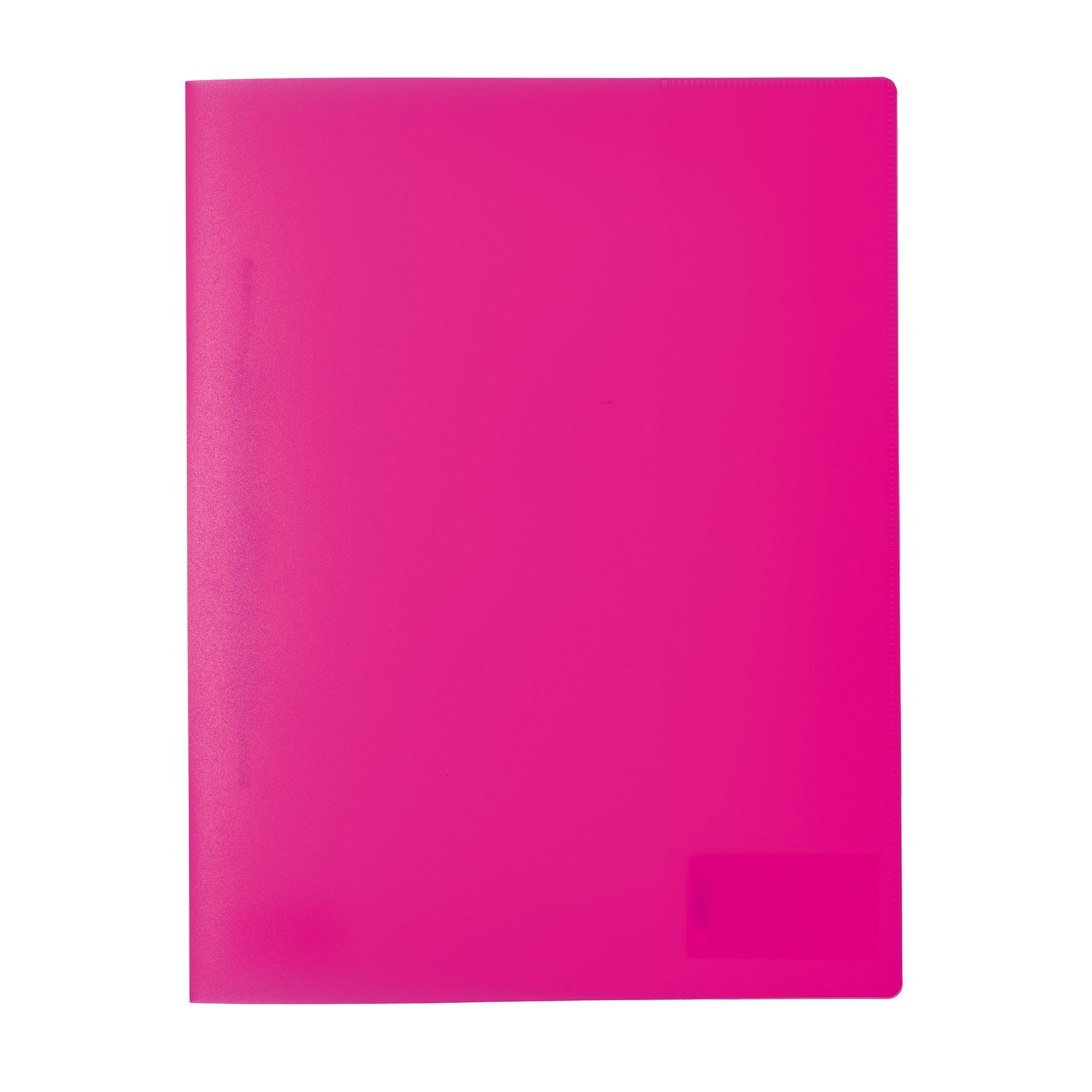 HERMA Ringbuch – A4 Hochformat – 2-Ring, Rücken 35 mm – Neonpink, Kunststoff, mit Niederhalter