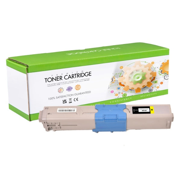 Static Control Components Toner 44469704 – gelb, 2000 Seiten – für OKI