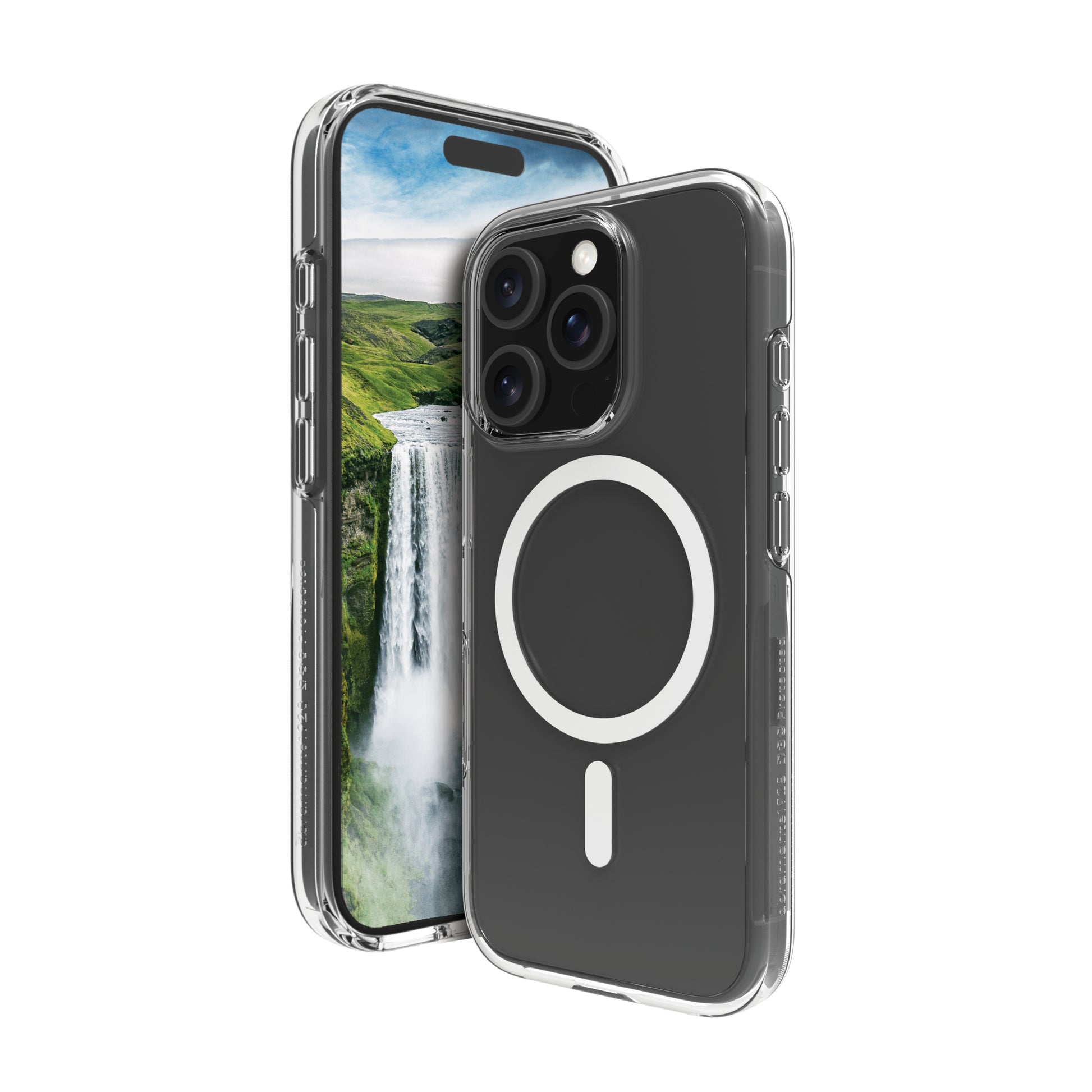 dbramante1928 Iceland Ultra Backcover – für Apple iPhone 16 Pro Max, MagSafe, D3O, Transparent