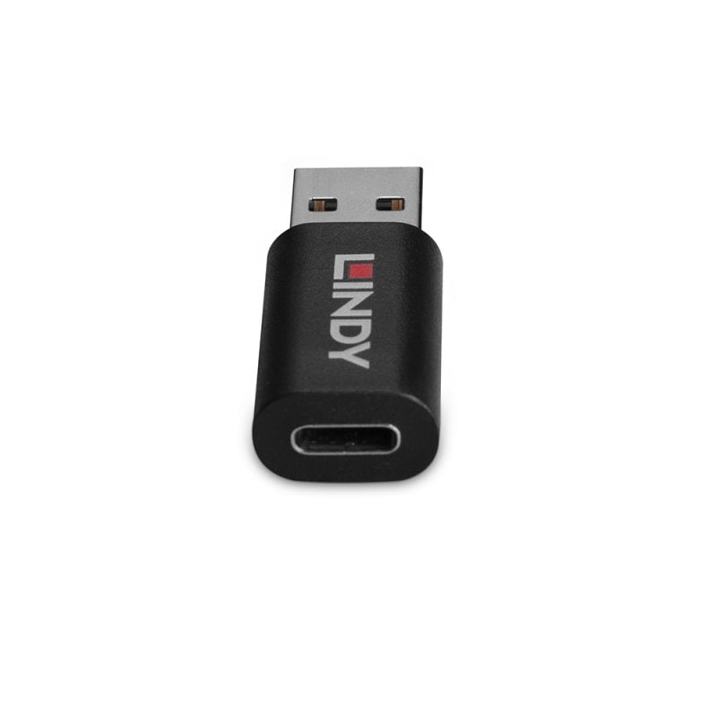 Lindy USB-Adapter USB-A auf USB-C – USB 2.0 (480 Mbit/s) – Schwarz