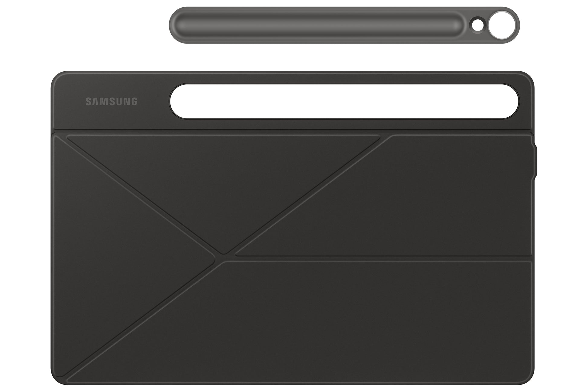 Samsung Smart Book Cover Notebook-Schutzhülle – für Tablets bis 11", Stoßschutz, Kunststoff, Schwarz