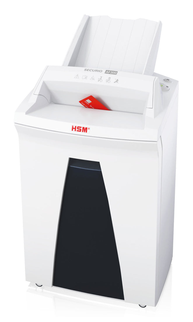 HSM Securio AF300 – Aktenvernichter mit Autofeed 300 Blatt, DIN P-5, Partikelschnitt 1,9 × 15 mm, 35 l, A4