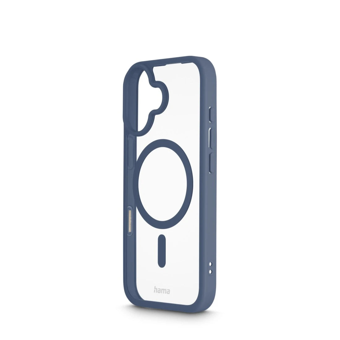 Hama Frame Protect Backcover – für Apple iPhone 17 – MagSafe, PC+TPU, blau/transparent