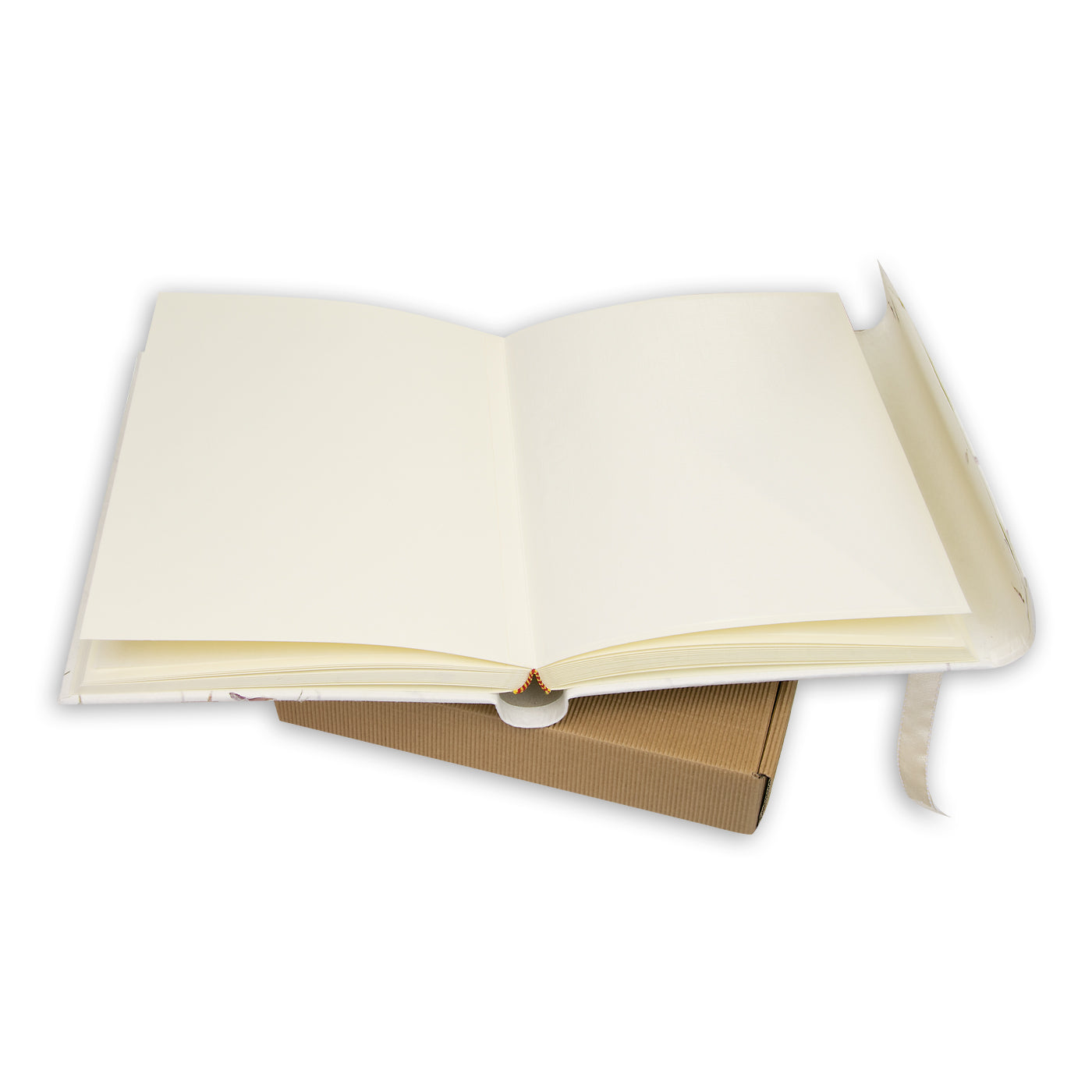 ZEP Gästebuch ARIANNA – 60 Seiten – 230 × 300 mm – gebunden, weiss