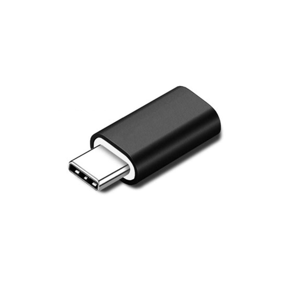 Microconnect USB-Adapter USB-C auf Lightning – Plug & Play – Schwarz