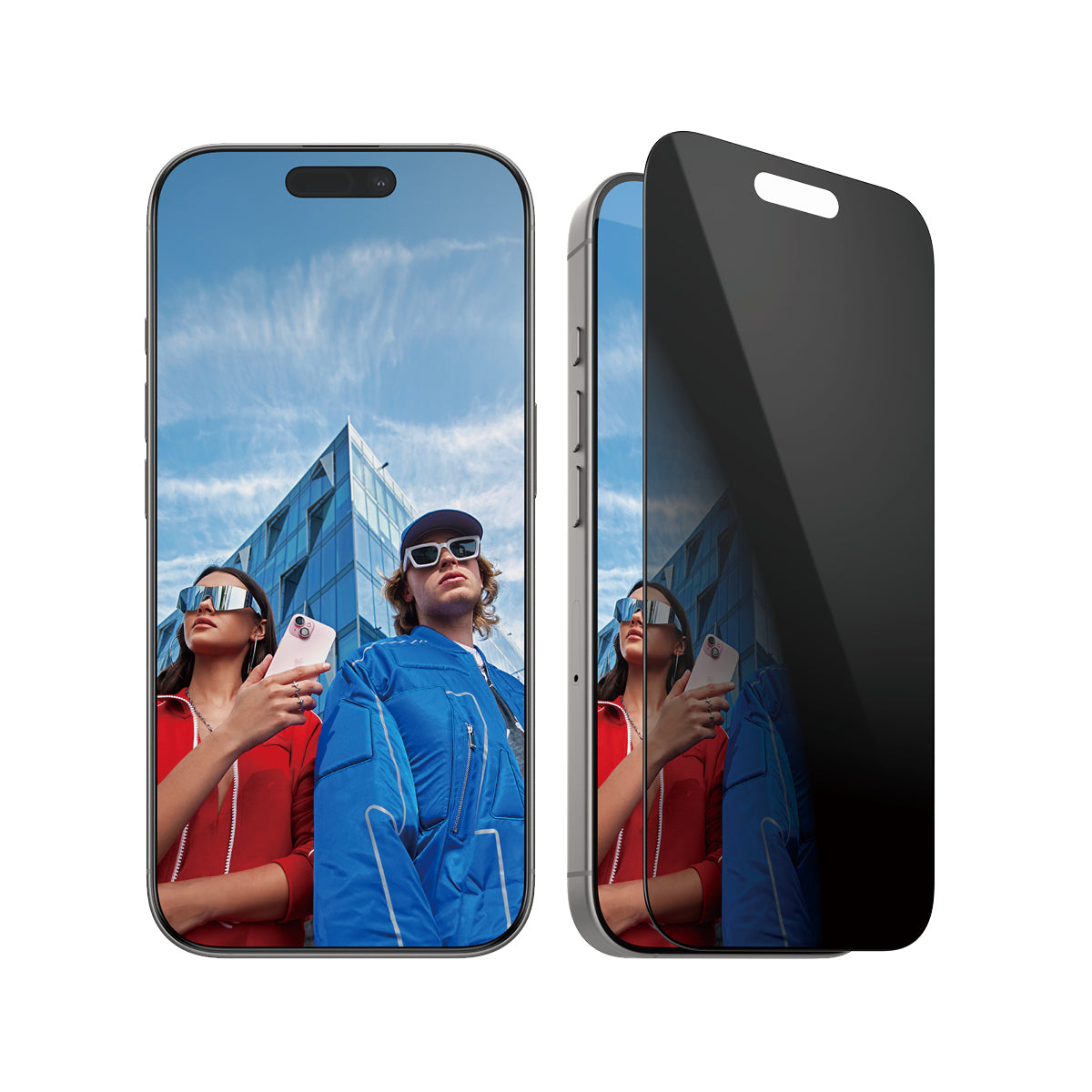 PanzerGlass Privacy-Filter (Panzerglas), Ultra-Wide Fit – für iPhone 16 Pro – mit Applikator
