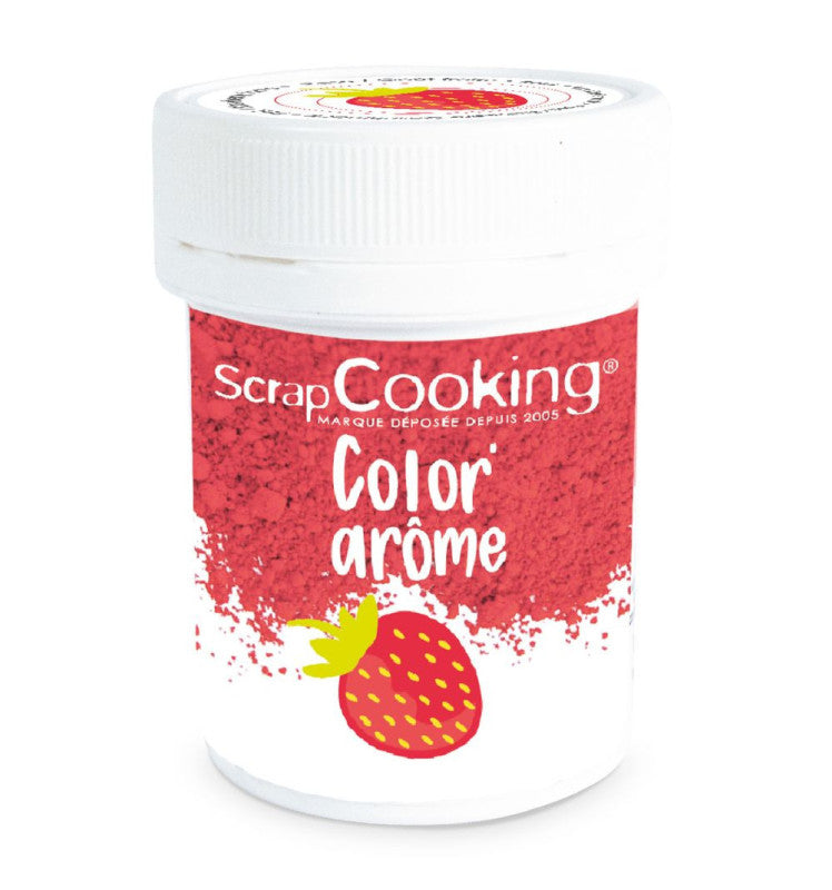 ScrapCooking Lebensmittelfarbe Pulver Erdbeere – 10 g
