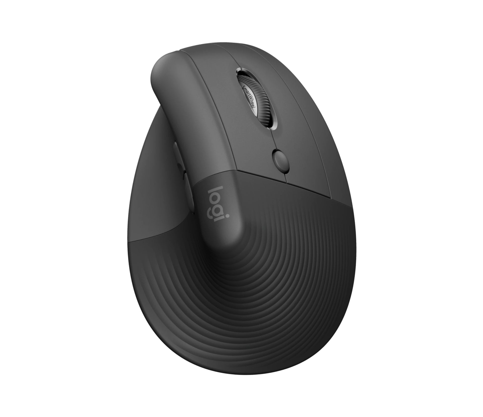 Logitech Lift Right Ergonomische Maus – für Rechtshänder, vertikal, Graphit/Schwarz