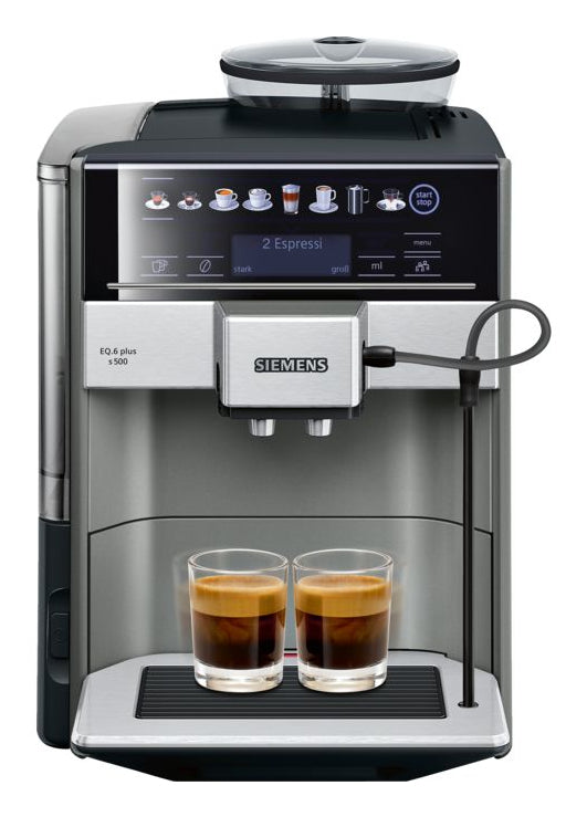 Siemens EQ.6 TE655503DE Kaffeevollautomat – 19 bar, 1,7 l, 300 g, Keramik-Mahlwerk, Schwarz