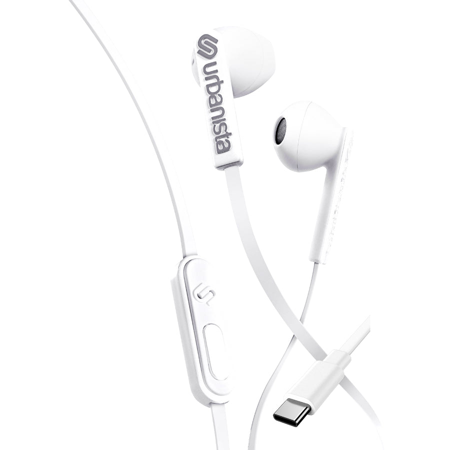 Urbanista San Francisco – In-Ear Headset – USB-C, Inline-Fernbedienung – Weiss – für Android/iOS
