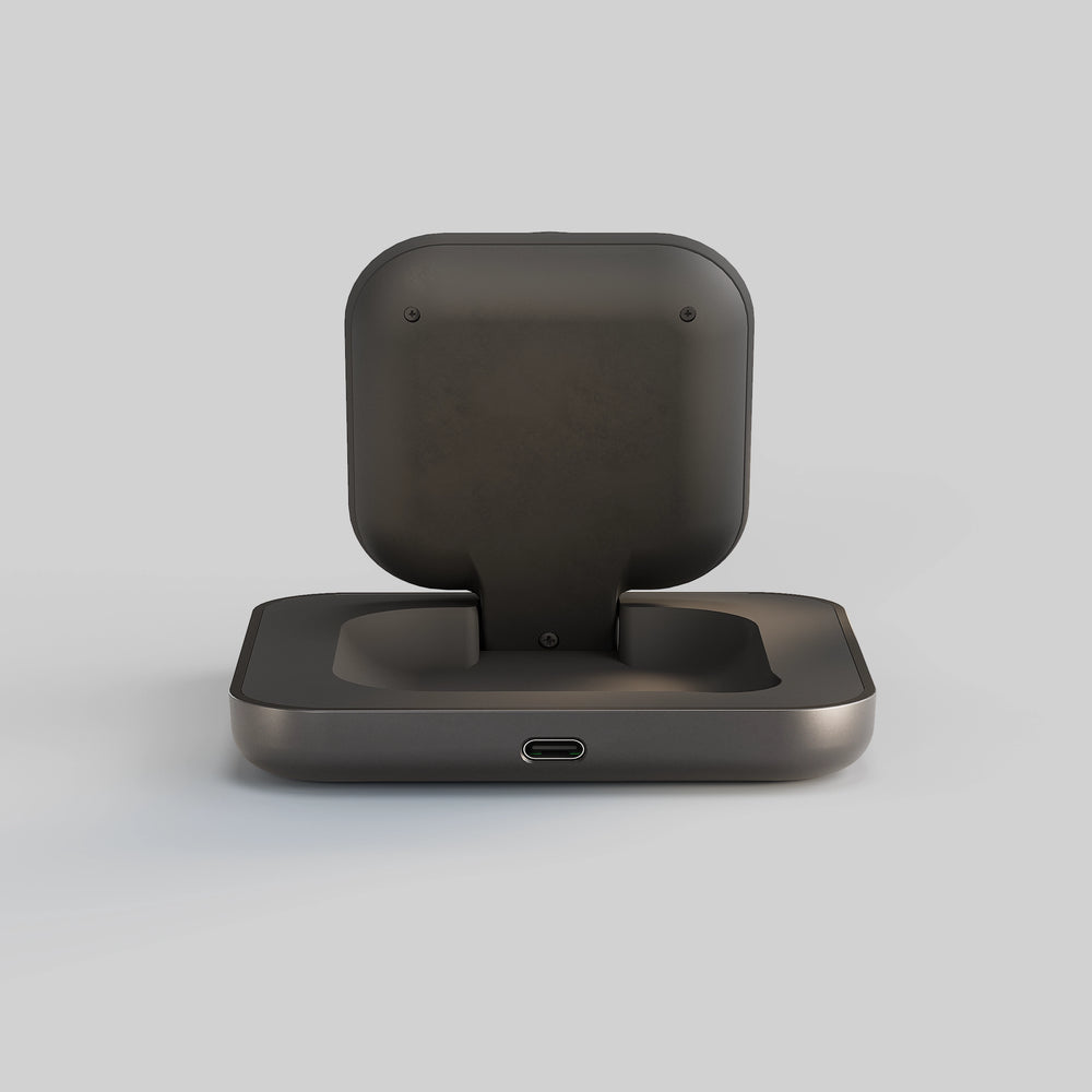 ZENS ZESC20B/00 Kabelloses Ladegerät 20 W – Qi2 – USB-C×1 – für Smartphone, Kopfhörer, Uhr – Schwarz