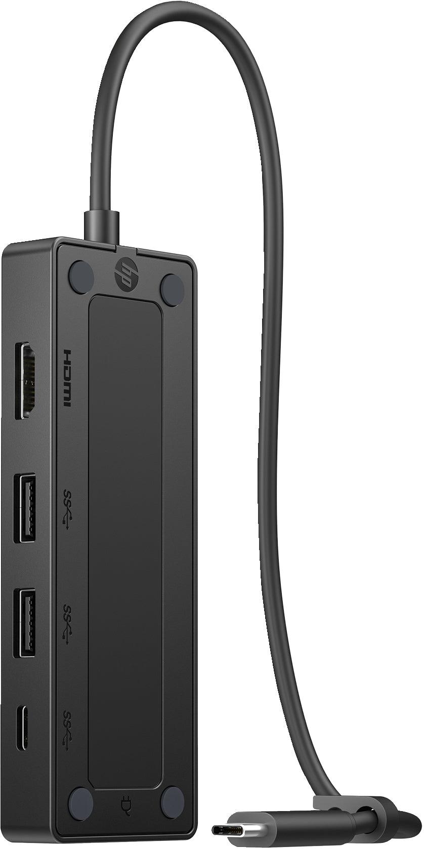 HP G3 Multiport-Adapter – USB-C, 1× HDMI, 2× USB-A, 2× USB-C, 65 W PD, für Windows/Mac/Android