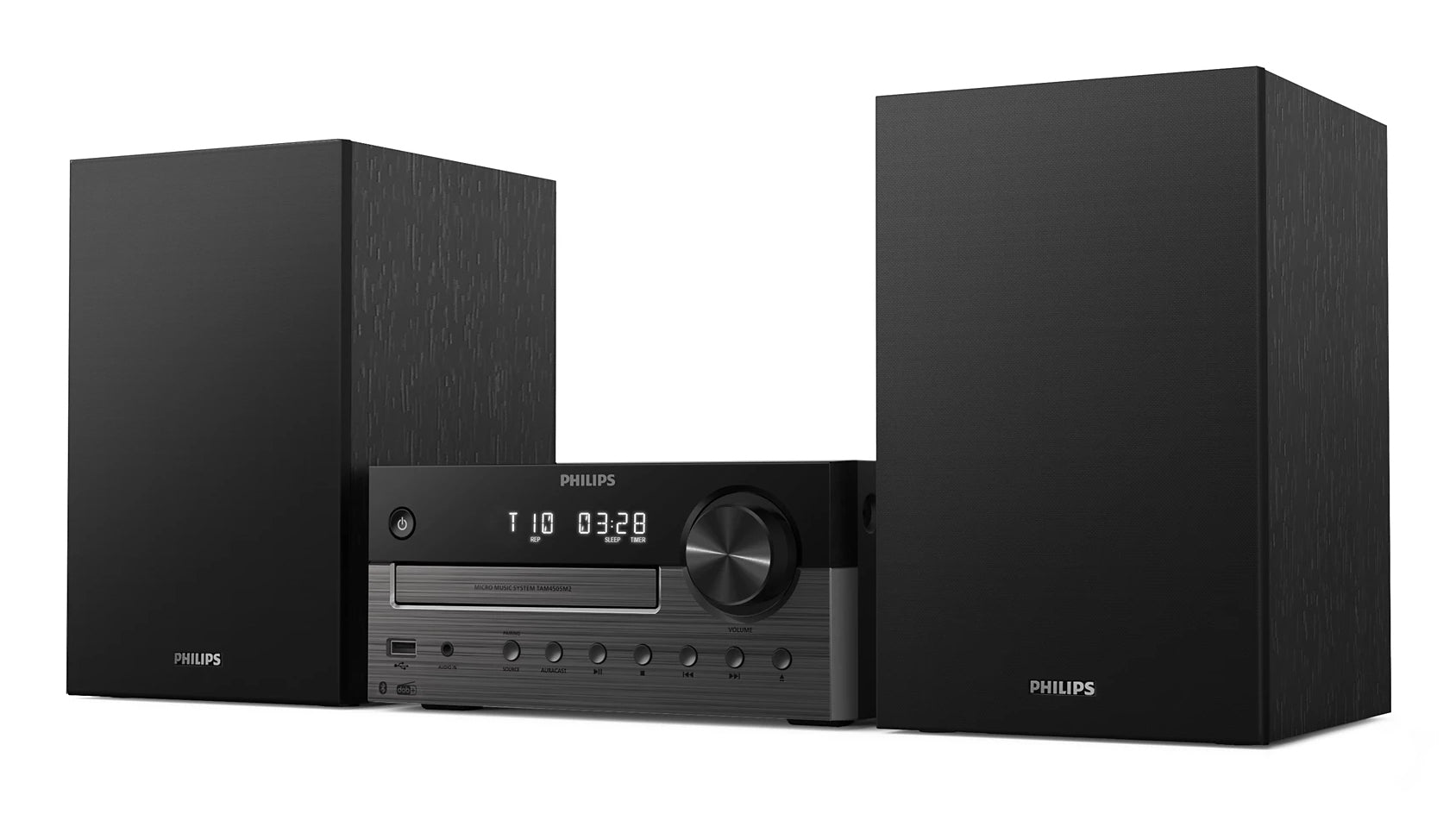 Philips TAM4505M2/12 – Mikro-/HiFi-Anlage – DAB+, CD, USB, Bluetooth – Schwarz