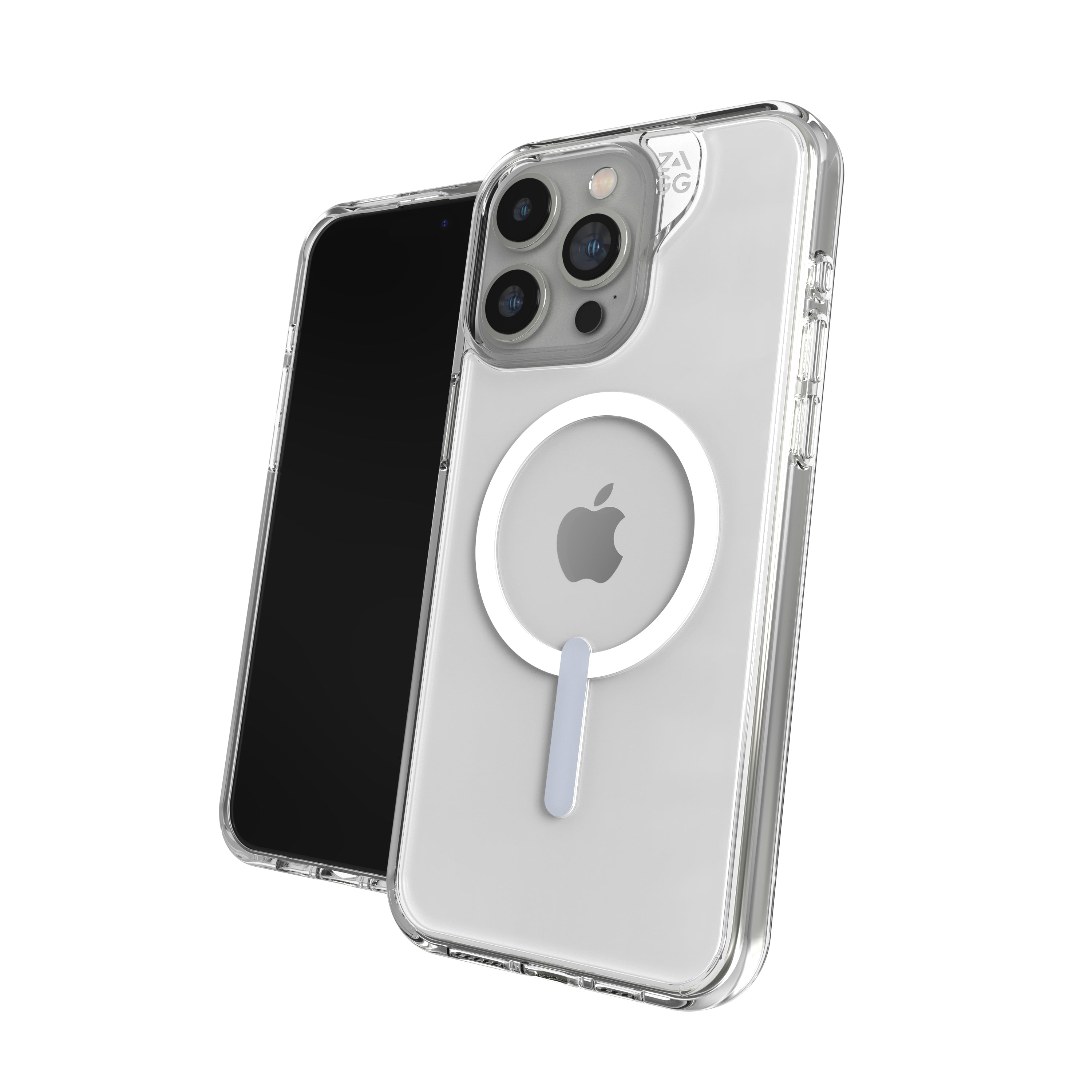 ZAGG Crystal Palace Backcover – für Apple iPhone 15 Pro Max, Transparent, bis 4 m Sturzsicherung
