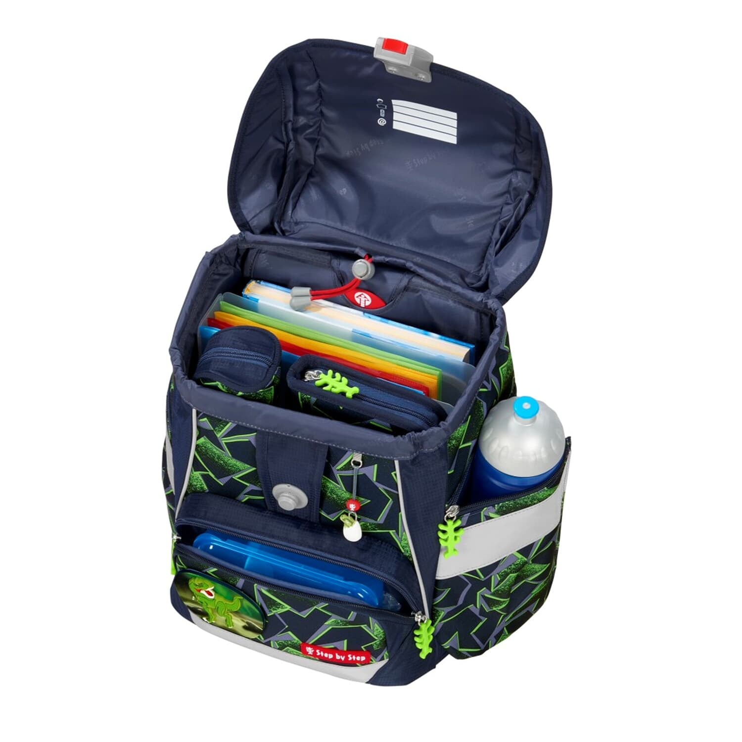 Step by Step Schulrucksack 2in1 Plus – 6-teilig – Wild T-Rex Taro