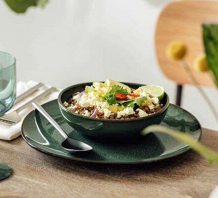 Villeroy & Boch Müslischale – Steingut, Grün, 6 Stück