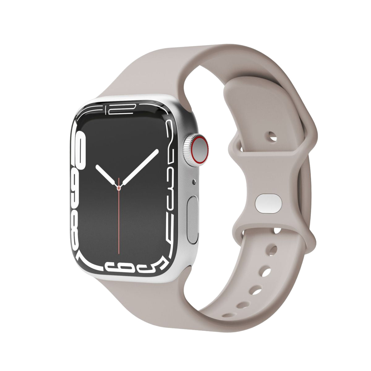 Vonmählen Classic Band Case 1 – Armband – für Apple Watch 38/40/41 mm, Creme, Silikon