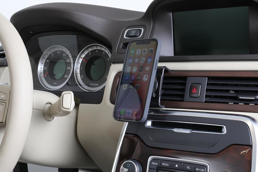 Brodit Auto-Halterung, Schraubbefestigung, kipp-/schwenkbar – für iPhone 12–13 (MagSafe) – Schwarz